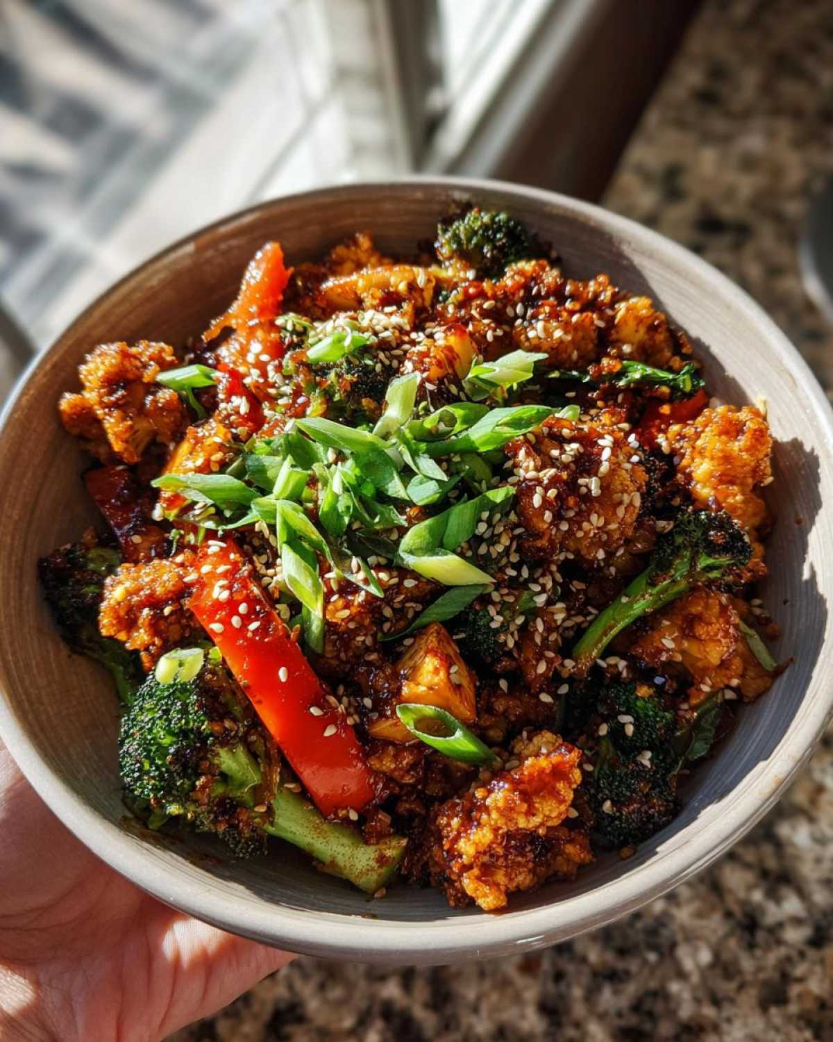 Korean BBQ Cauliflower Rice Bowls - detail 4