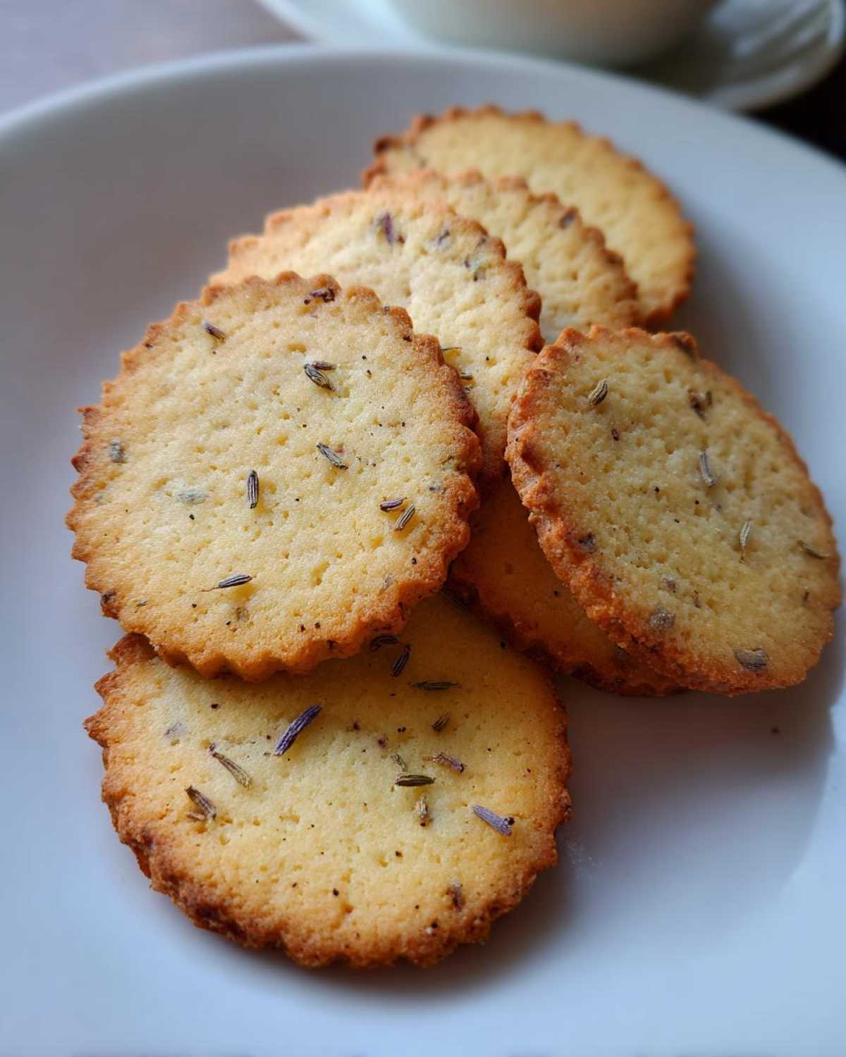 Lavender Honey Shortbread Cookies - detail 2