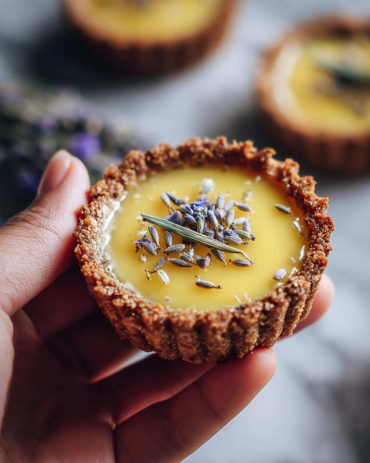 Lavender Lemon Tartlets - detail 1