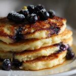 Lemon Blueberry Ricotta Pancakes