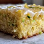 Lemon Zucchini Bars with Glaze