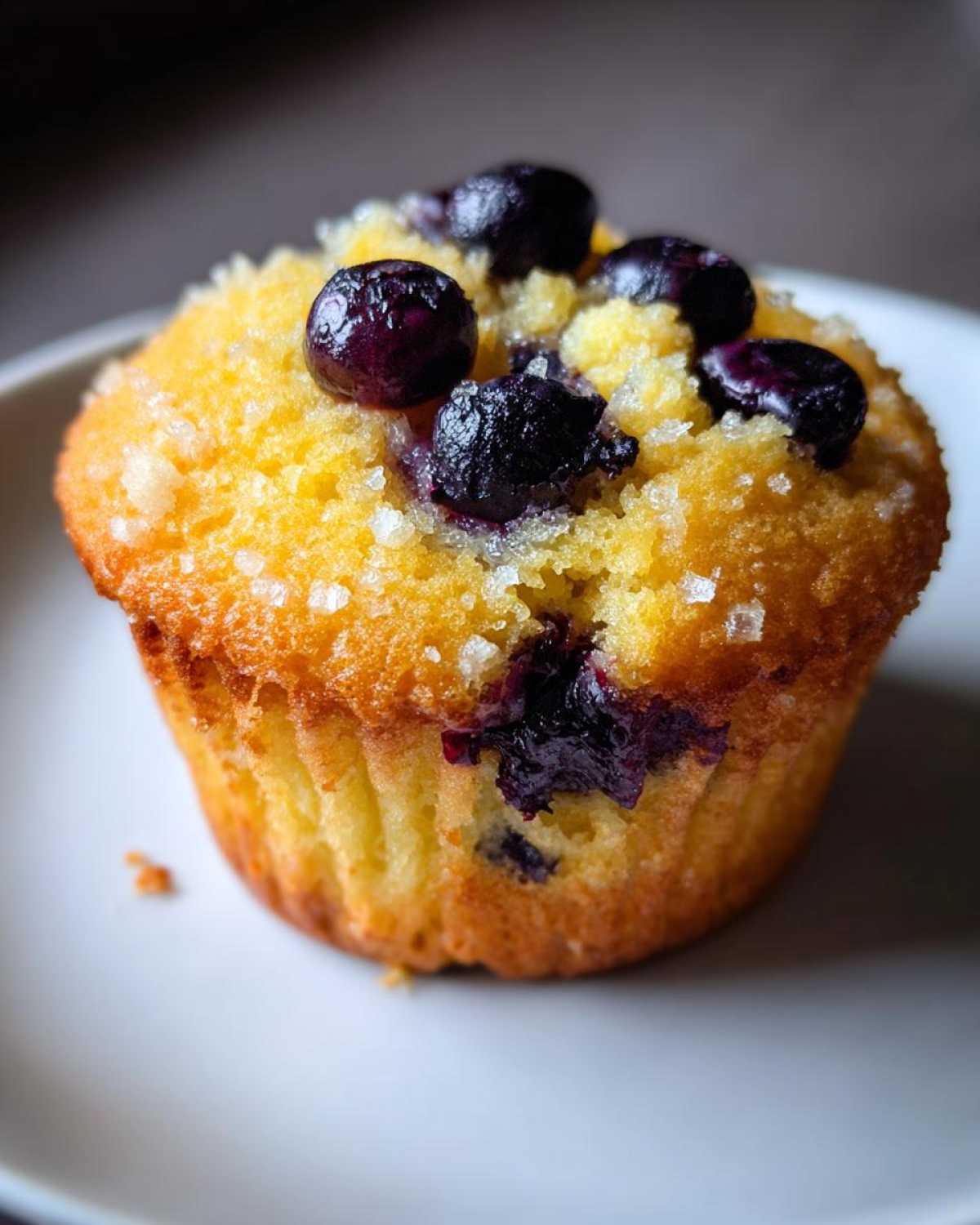 Lemon blueberry muffins - detail 2