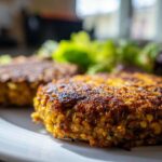 Lentil Walnut Veggie Burgers
