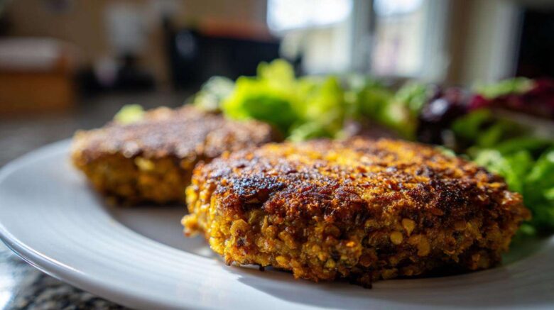 Lentil Walnut Veggie Burgers