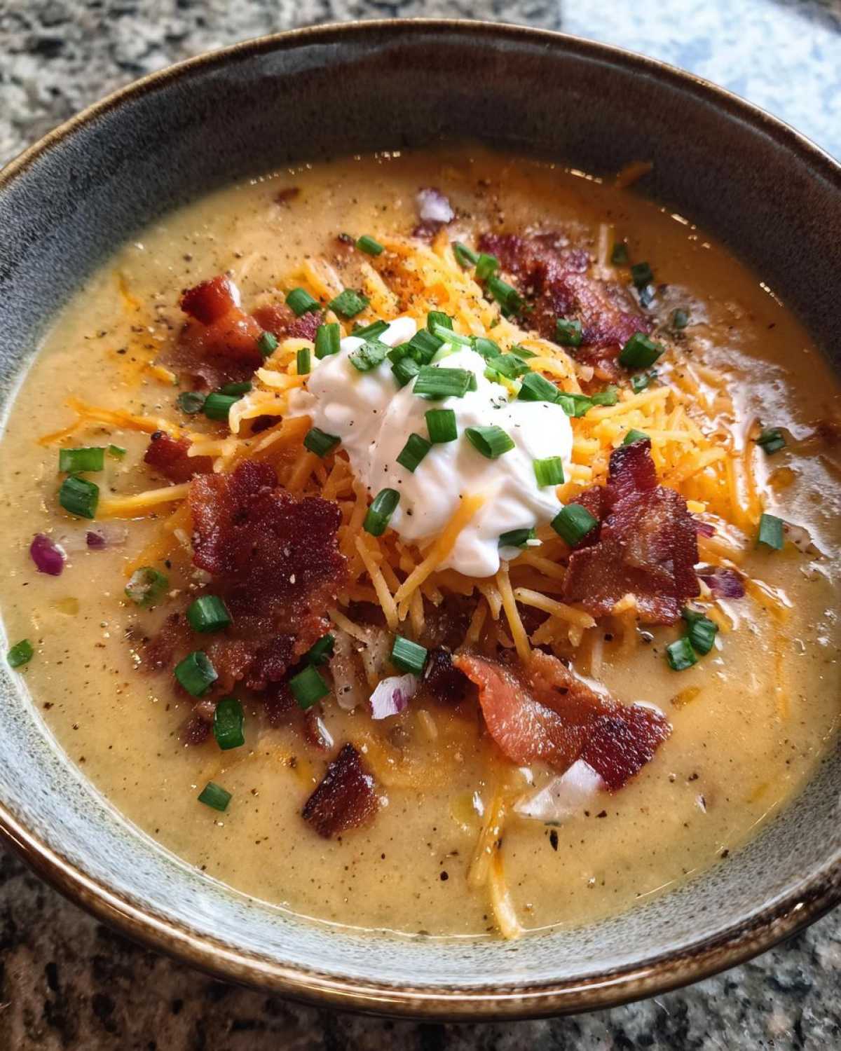Loaded Baked Potato Soup - detail 1