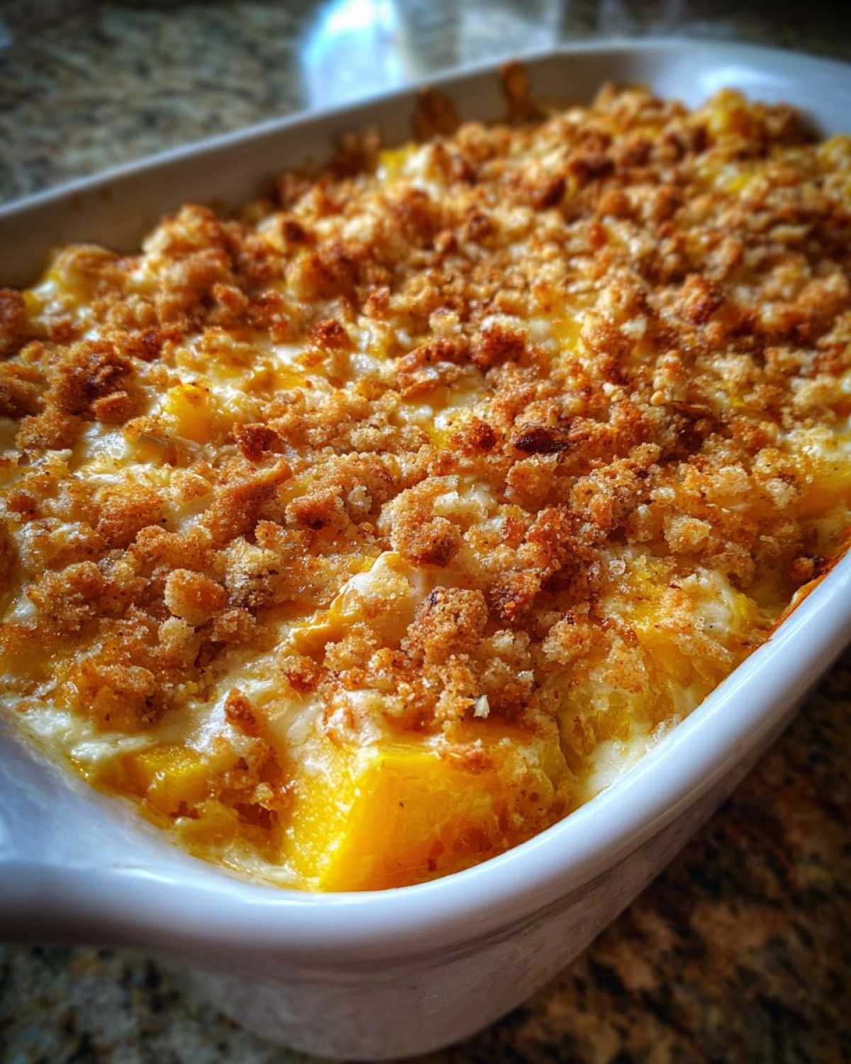 Low-carb squash casserole - detail 1