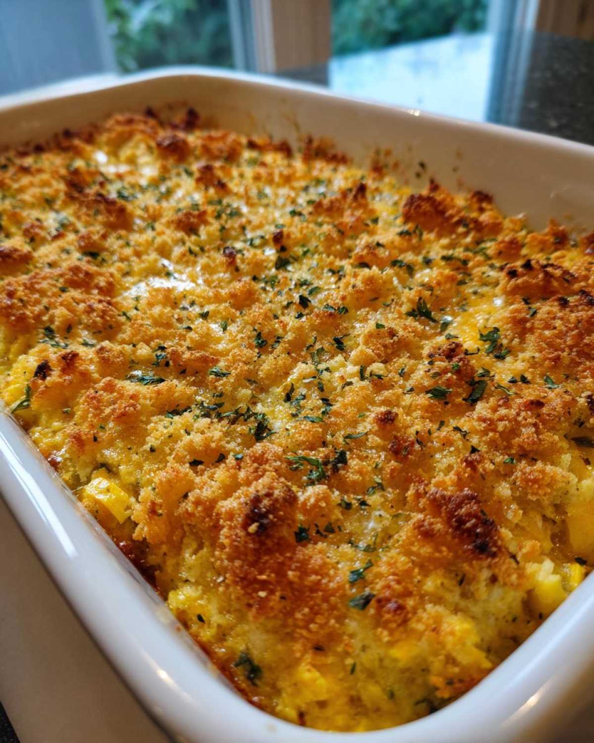 Low-carb squash casserole - detail 2