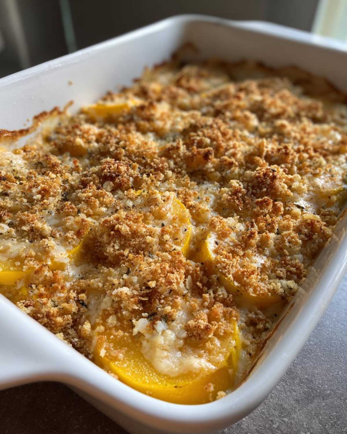 Low-carb squash casserole - detail 4