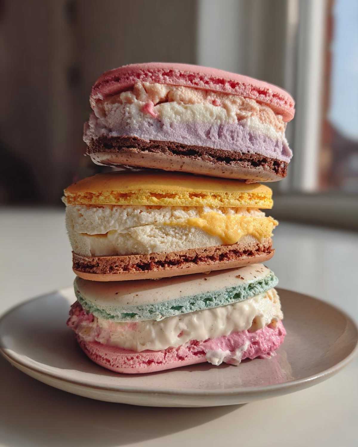 Macaron Ice Cream Sandwiches - detail 4
