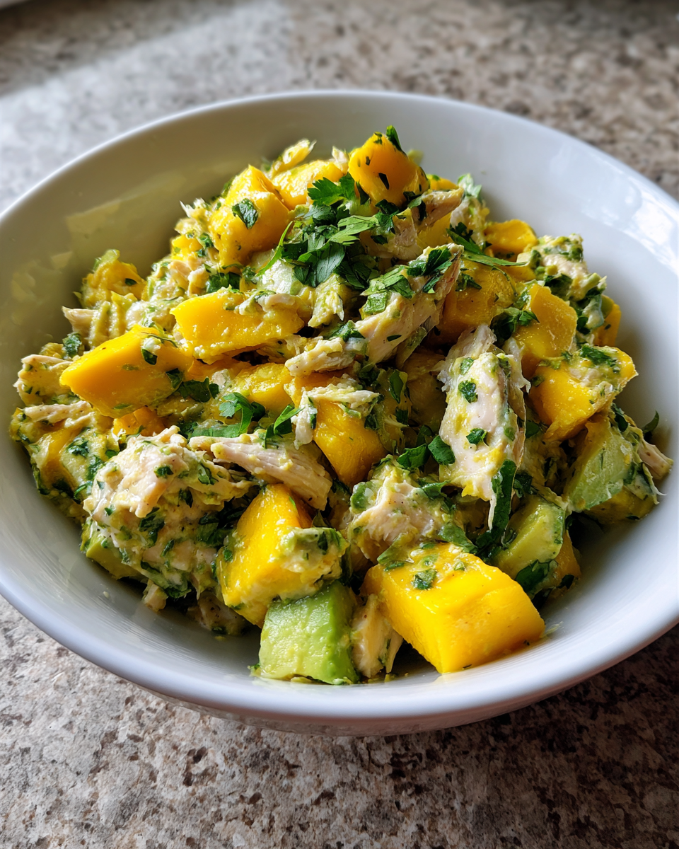 Mango Avocado Chicken Salad - detail 2