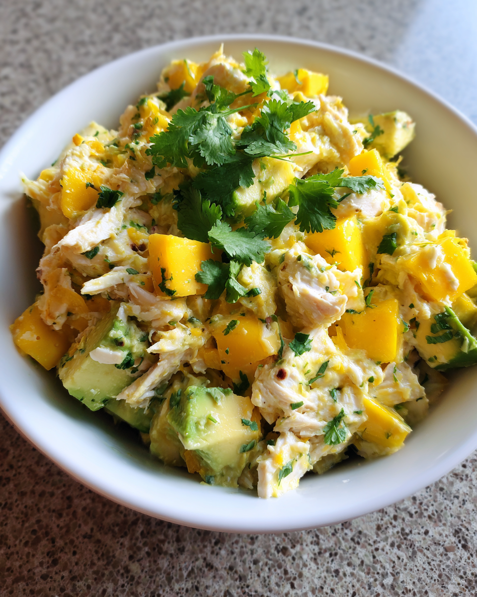 Mango Avocado Chicken Salad - detail 3
