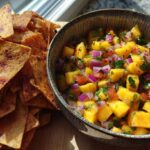 Mango Salsa with Cinnamon Chips