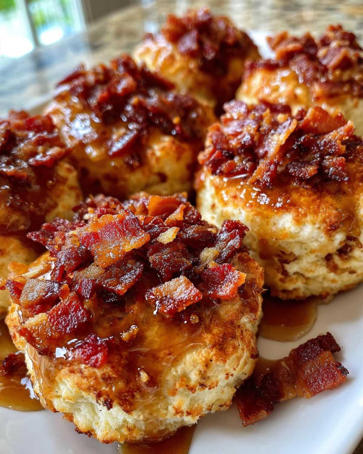 Maple Bacon Biscuit Bites - detail 3