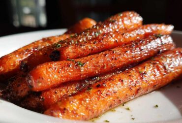 Maple Dijon Glazed Carrots