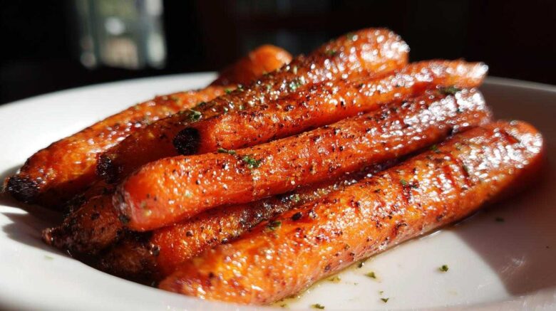 Maple Dijon Glazed Carrots