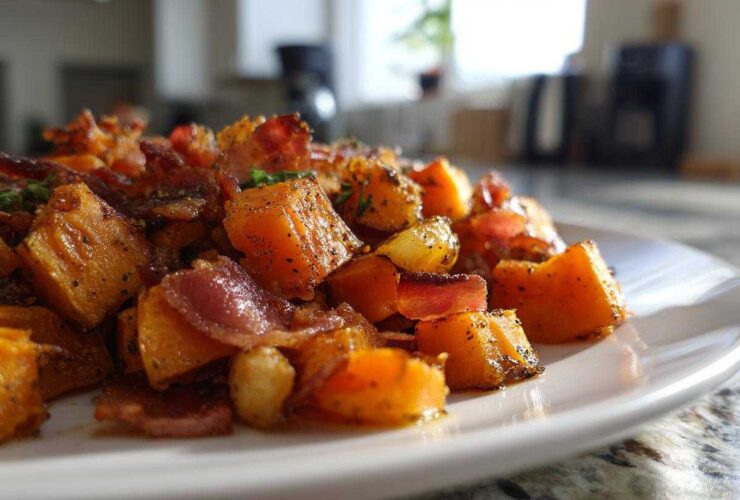 Maple Sweet Potato Breakfast Hash