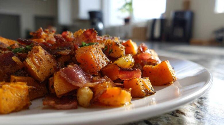 Maple Sweet Potato Breakfast Hash