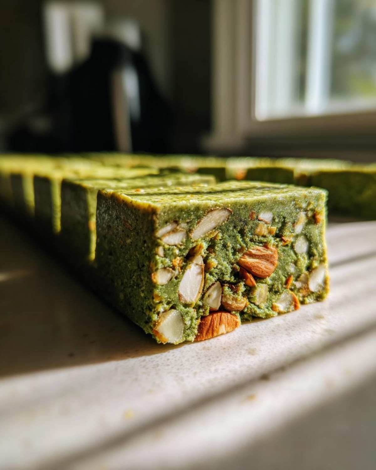 Matcha Almond Oat Bars - detail 1