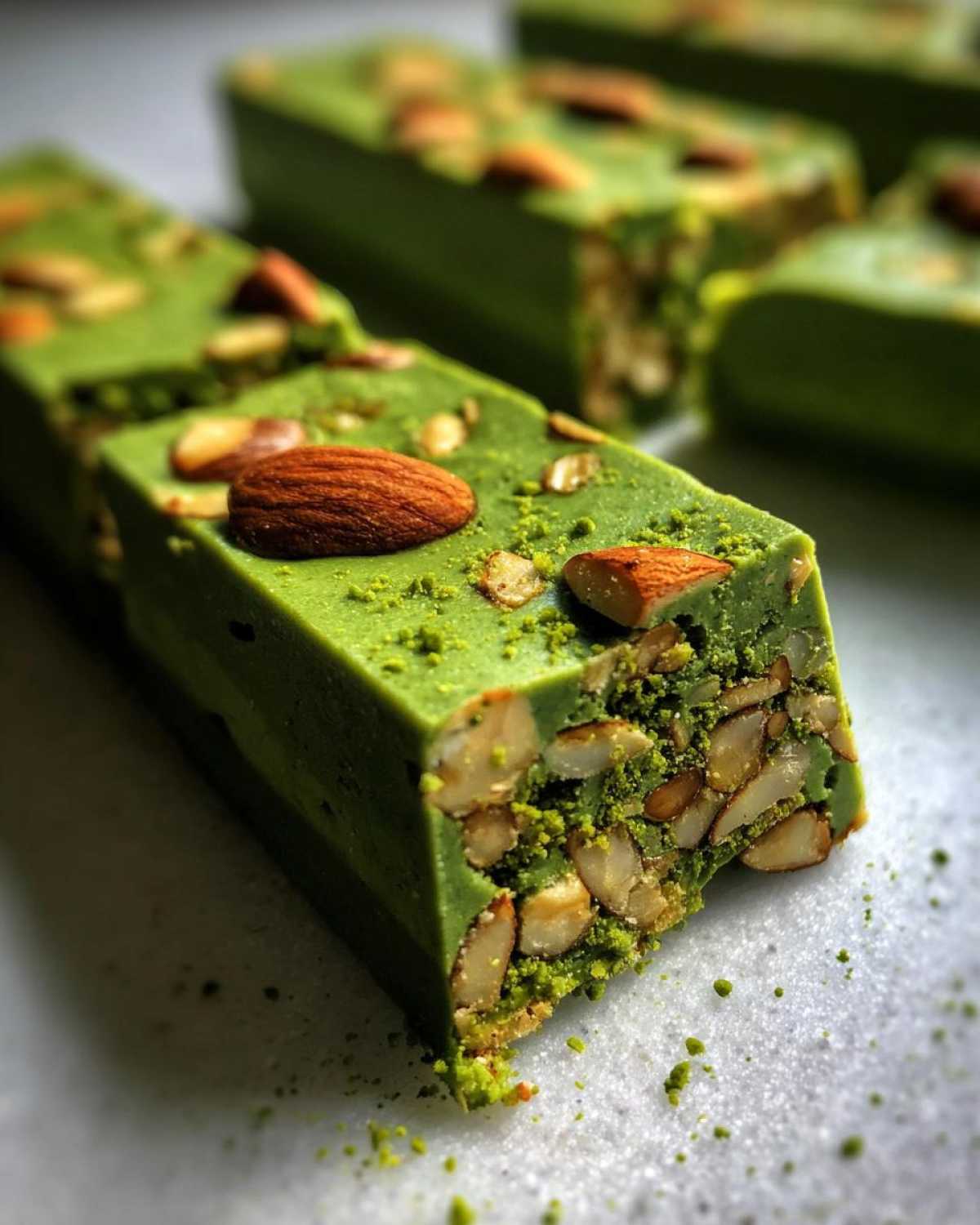 Matcha Almond Oat Bars - detail 3