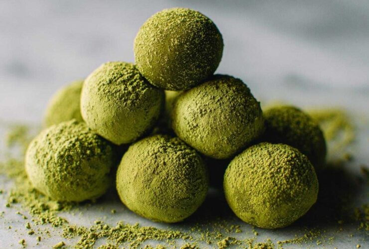 Matcha White Chocolate Truffles