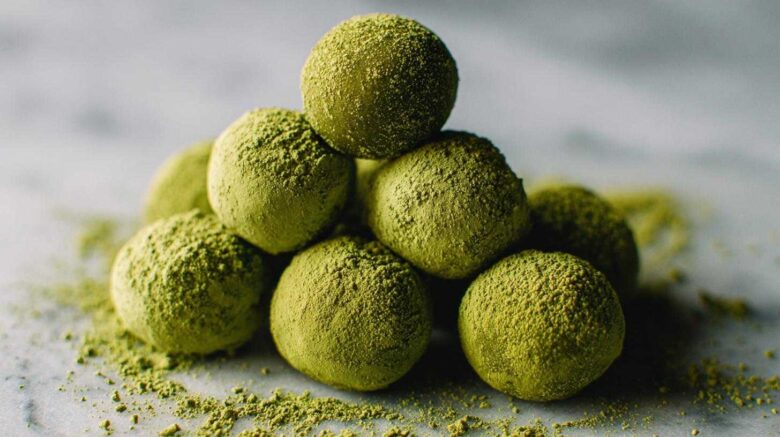 Matcha White Chocolate Truffles