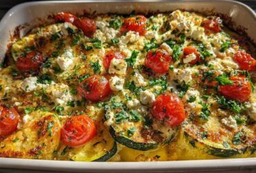 Mediterranean squash casserole