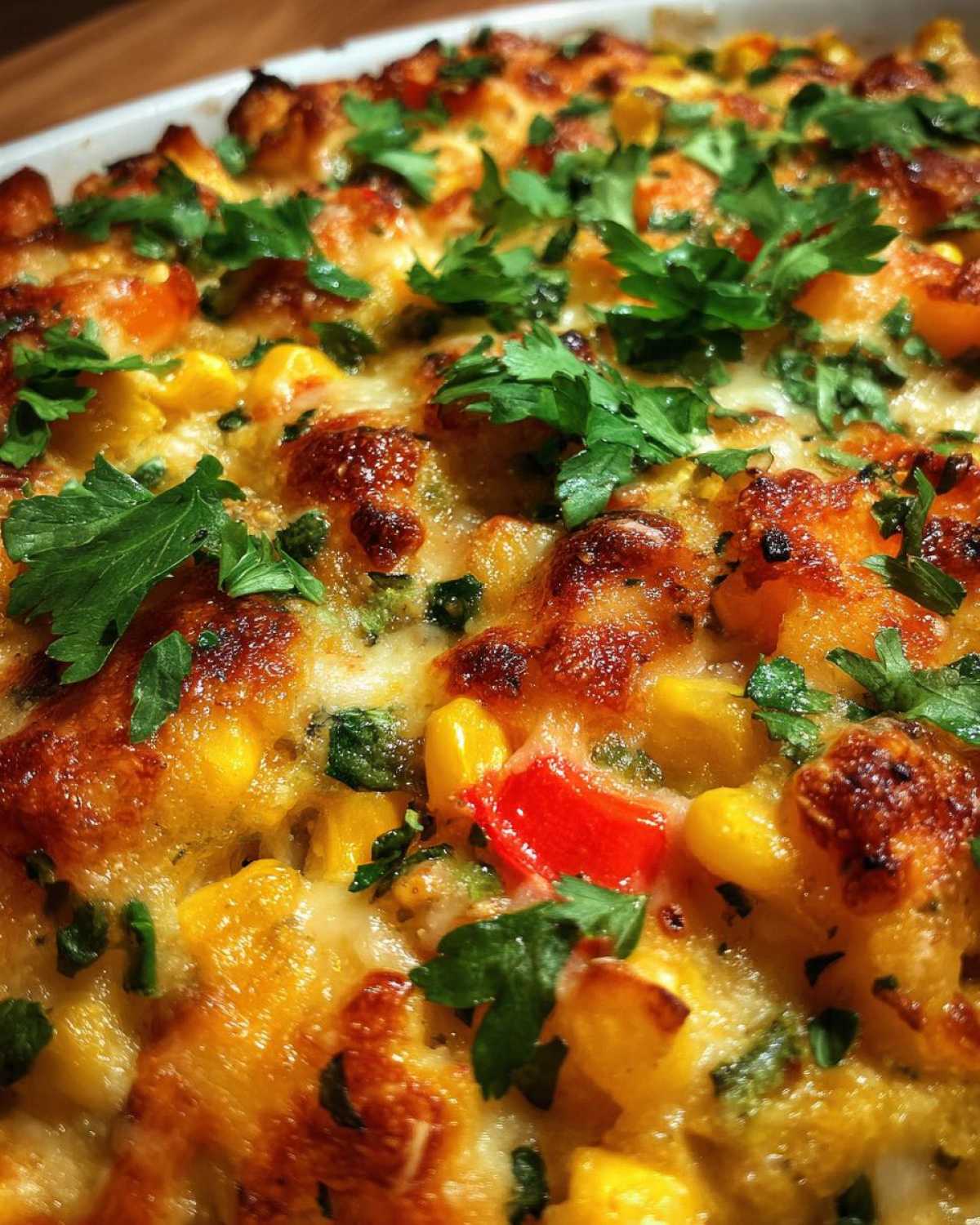 Mexican squash casserole - detail 1