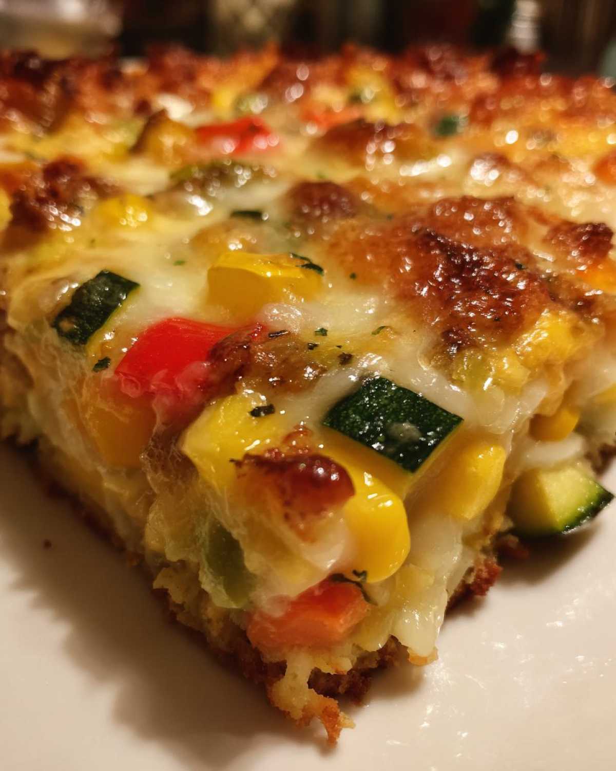 Mexican squash casserole - detail 2