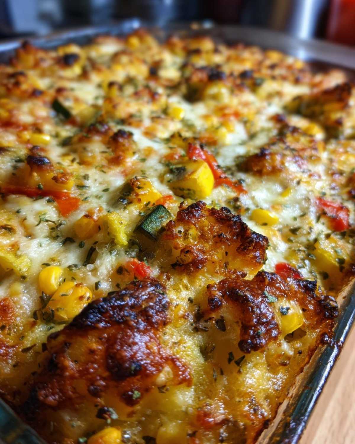 Mexican squash casserole - detail 3