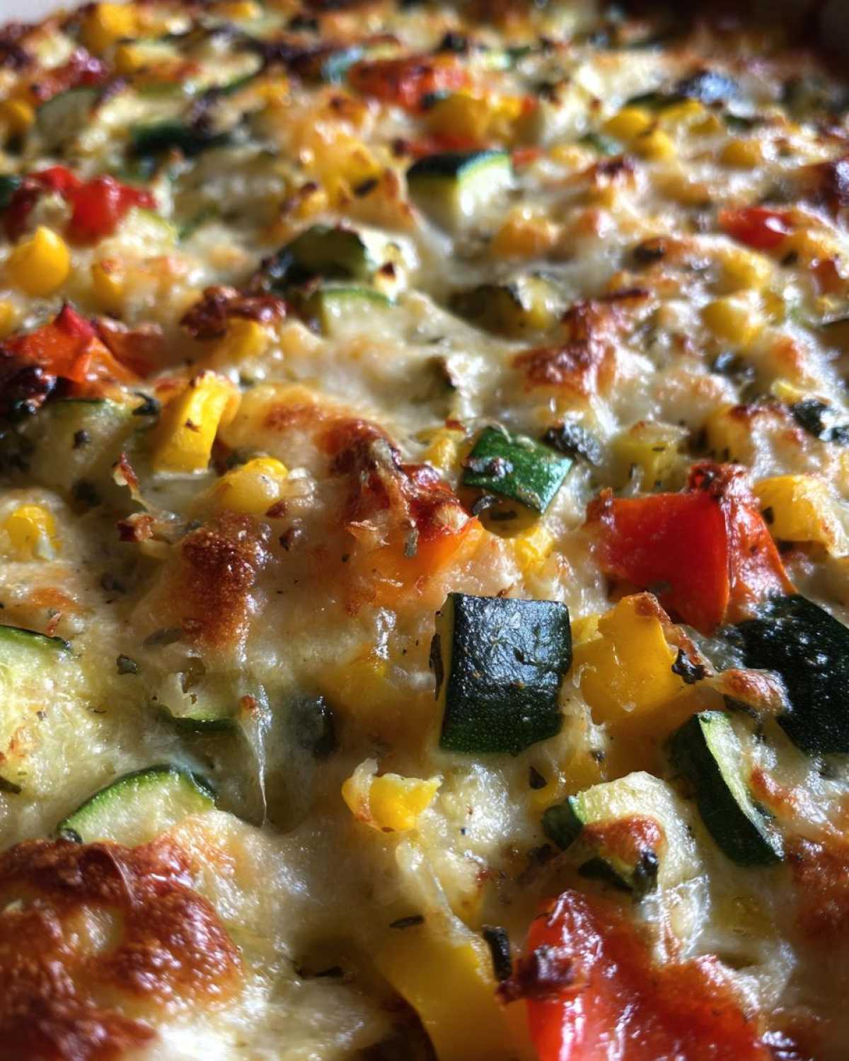 Mexican squash casserole - detail 3