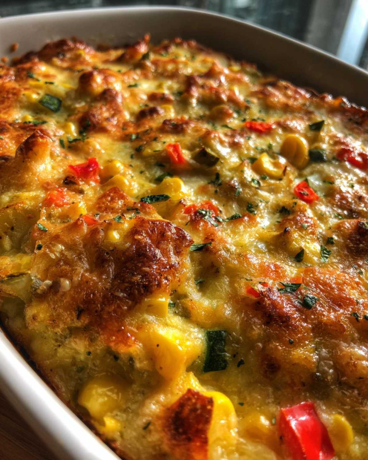 Mexican squash casserole - detail 4
