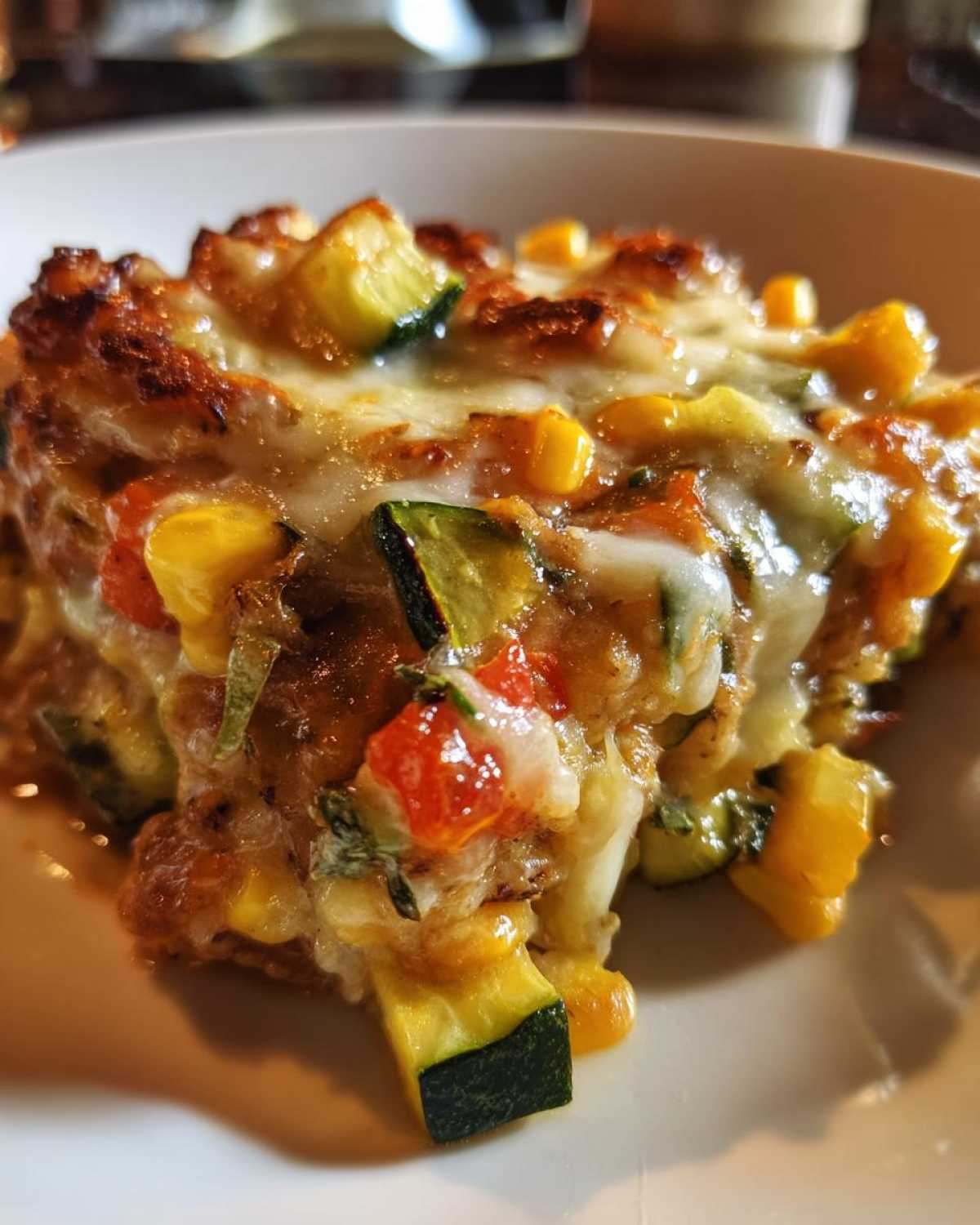 Mexican squash casserole - detail 4