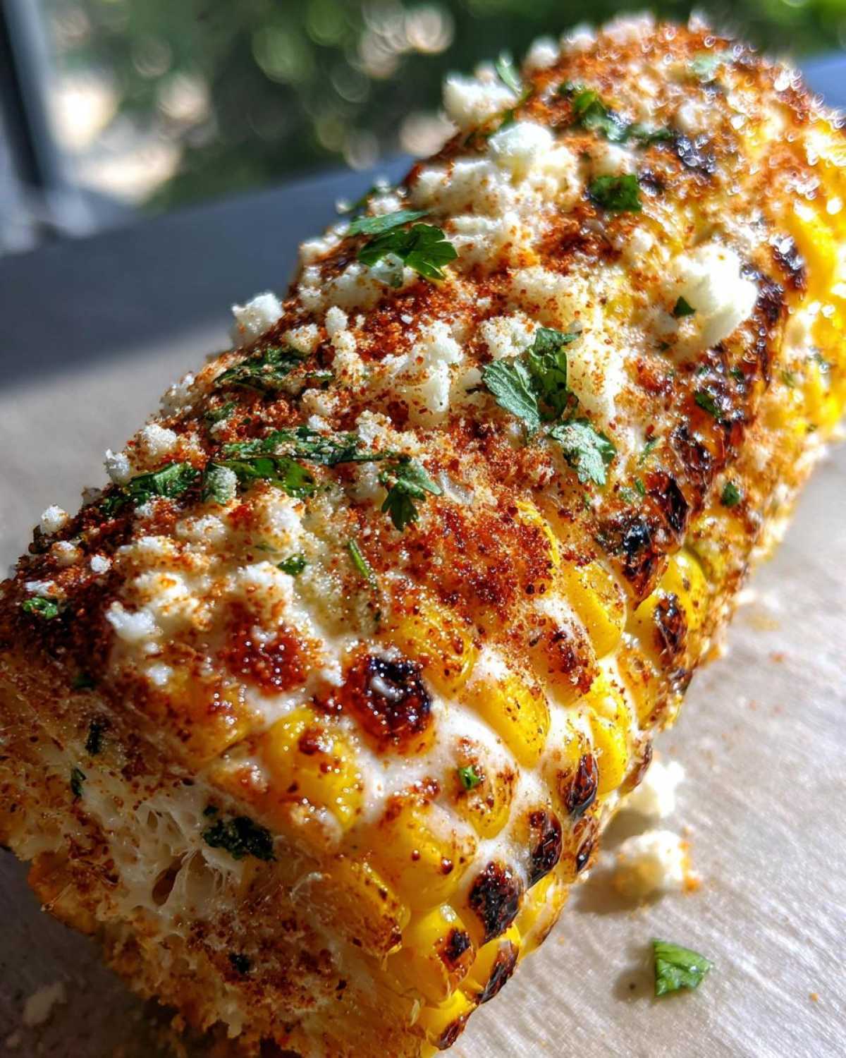 Mexican street corn - detail 1
