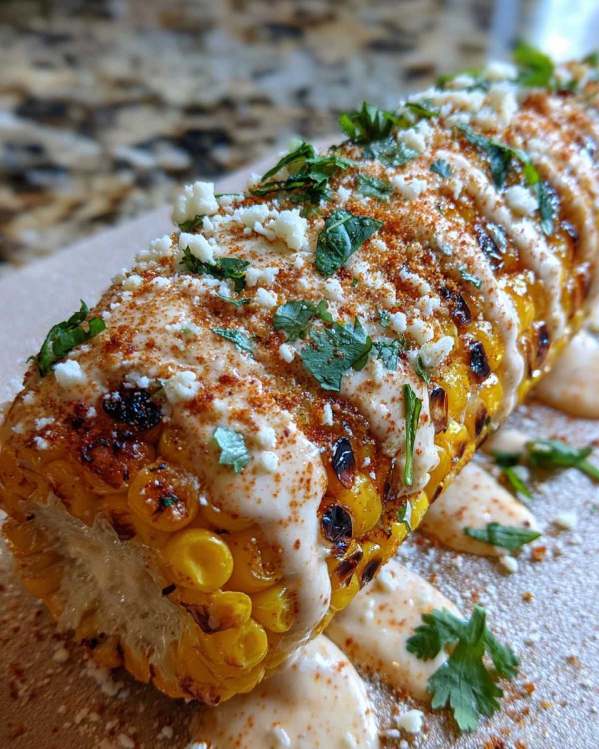 Mexican street corn - detail 3