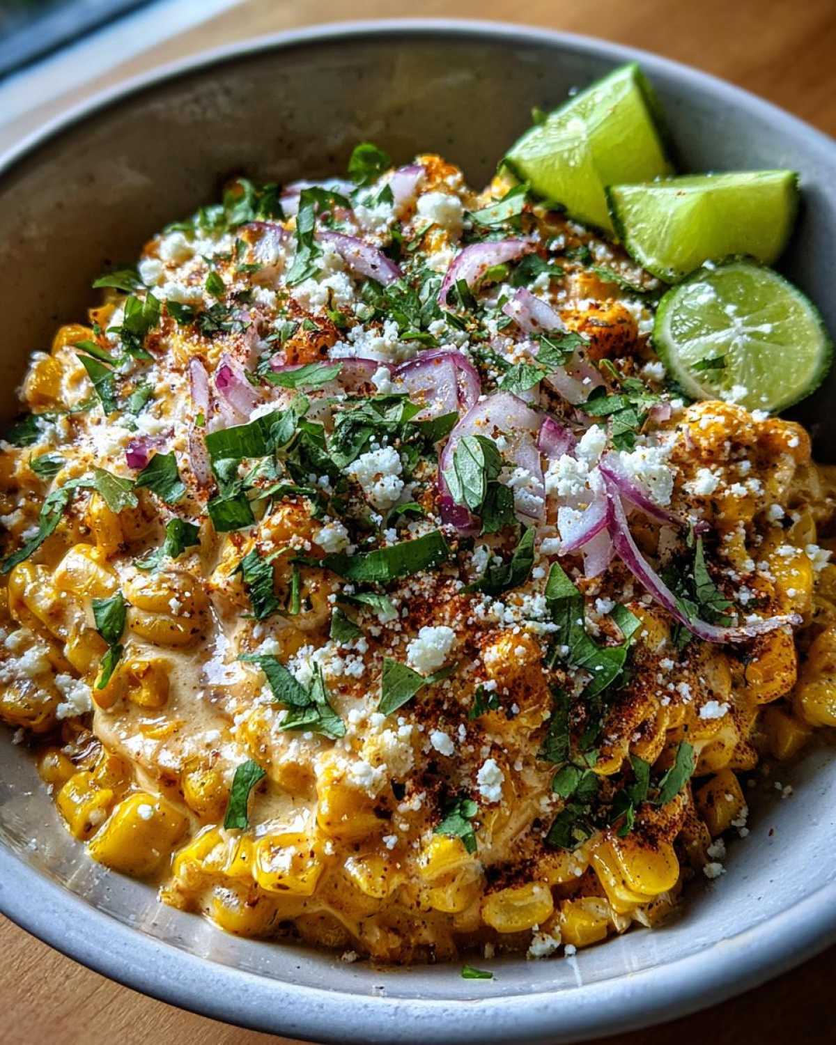 Mexican street corn bowl - detail 4