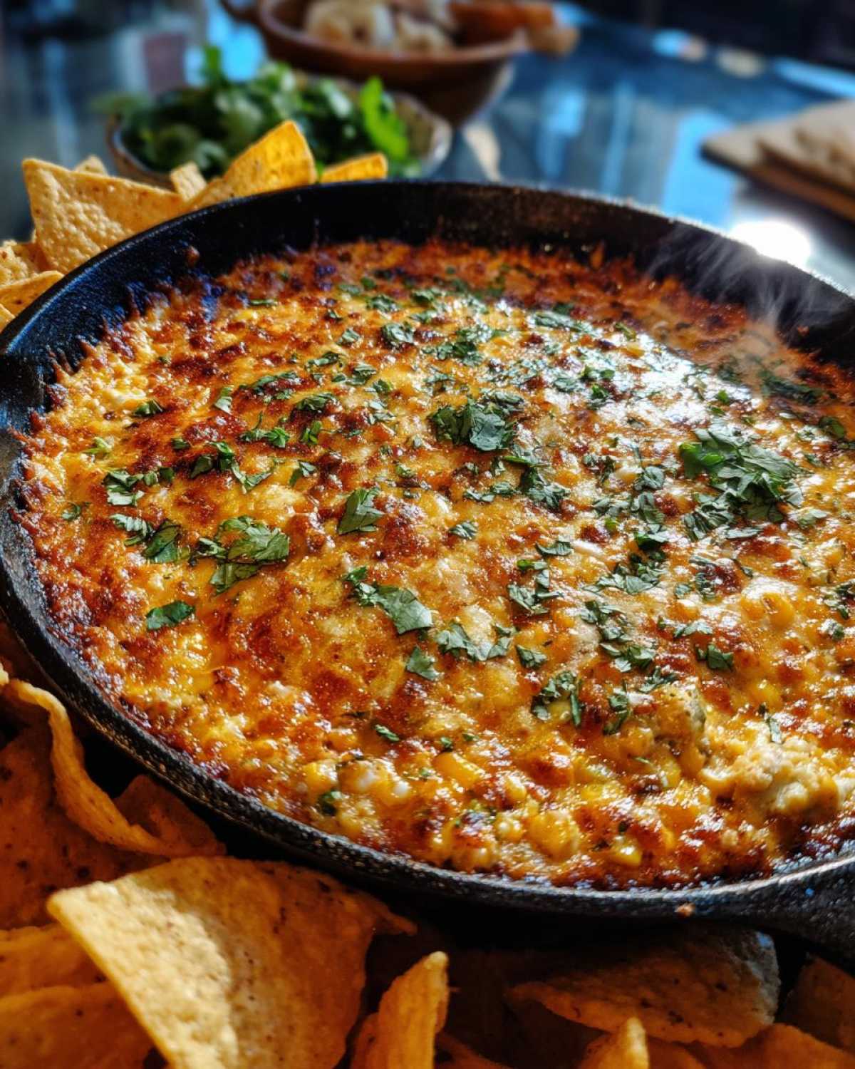 Mexican street corn dip - detail 2