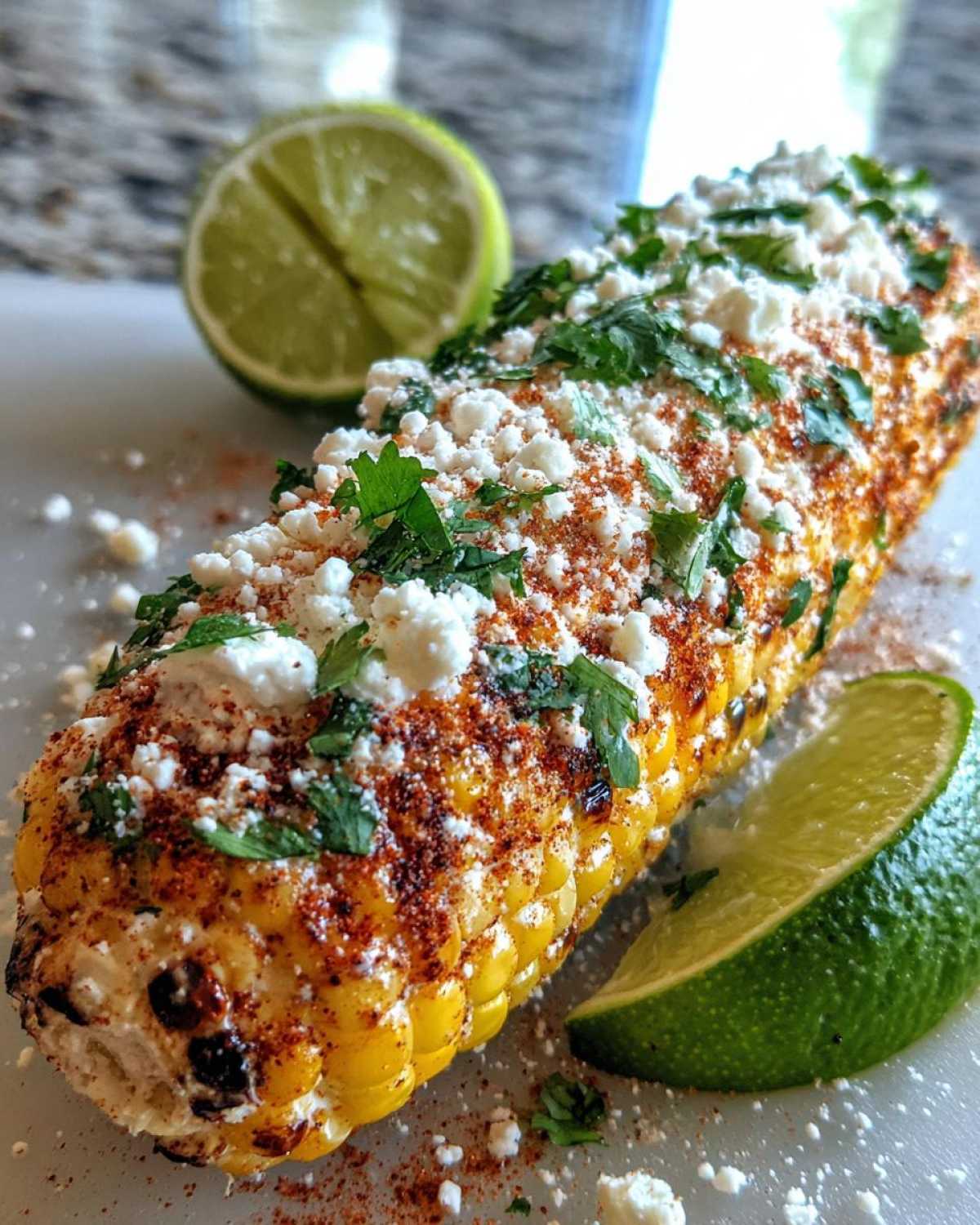 Mexican street corn garnish - detail 3