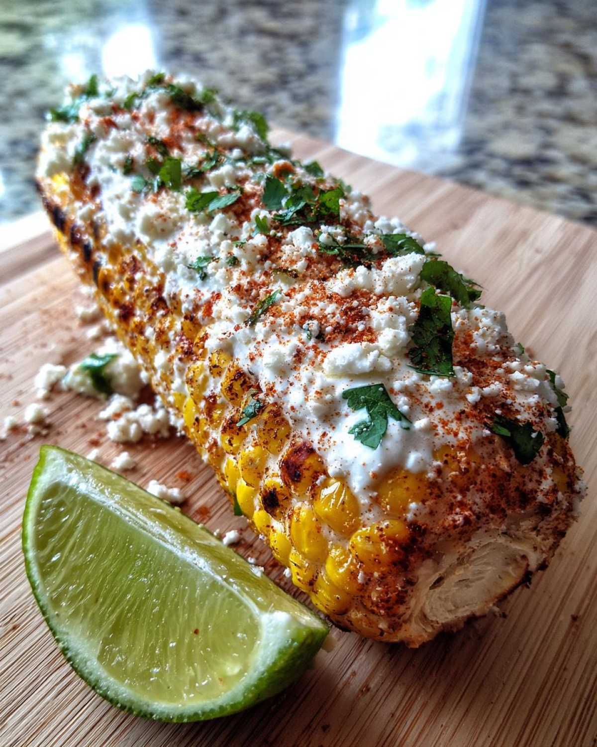 Mexican street corn garnish - detail 4
