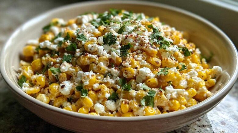 Mexican street corn salad