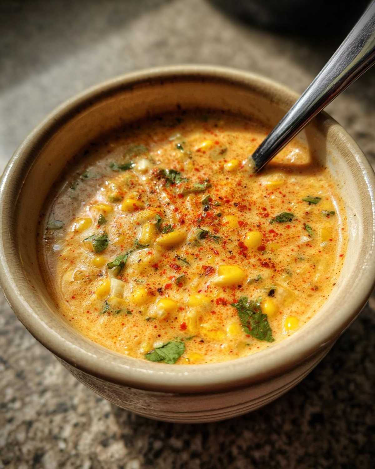 Mexican street corn sauce - detail 2