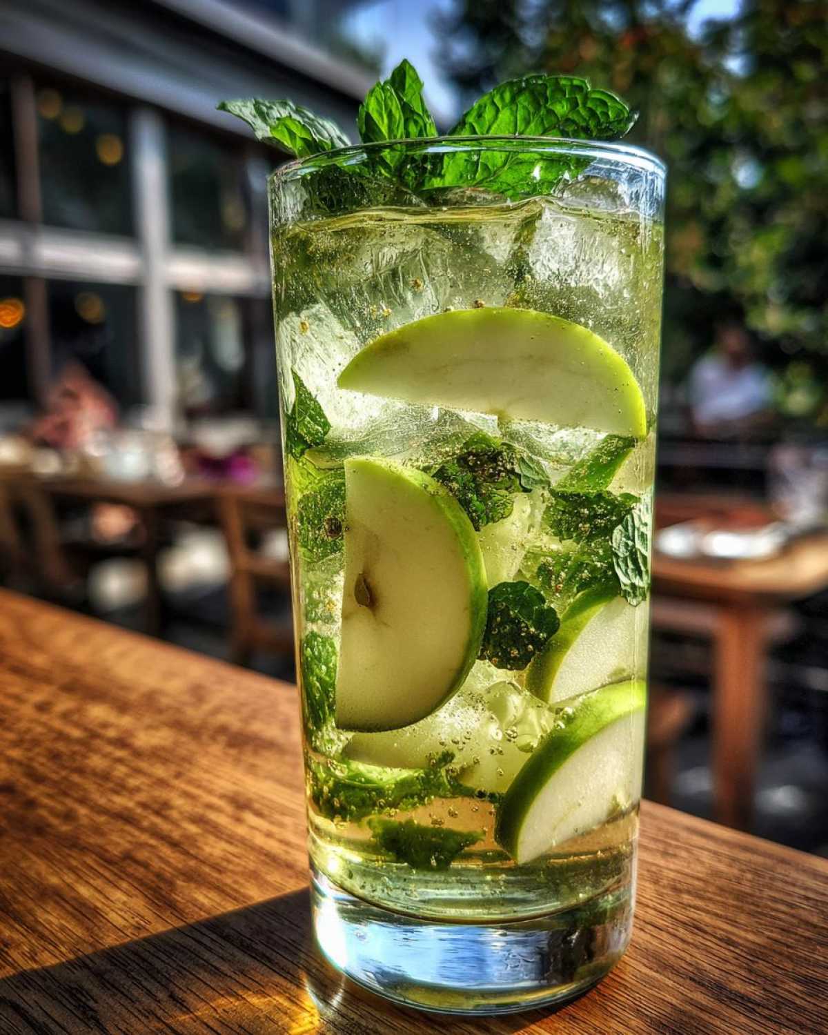 Mint Apple Green Tea Cooler - detail 1