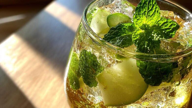 Mint Apple Green Tea Cooler