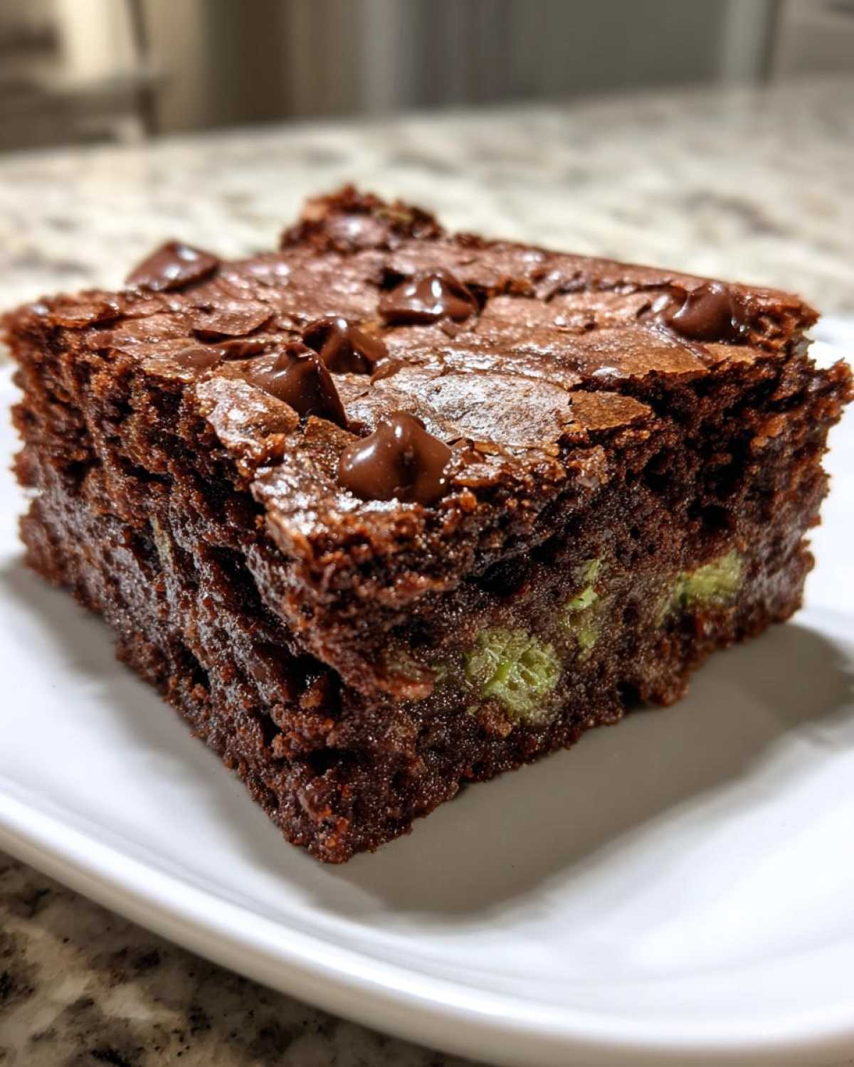 Mint Chocolate Chip Brownies - detail 3