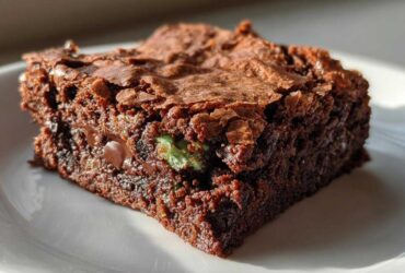Mint Chocolate Chip Brownies