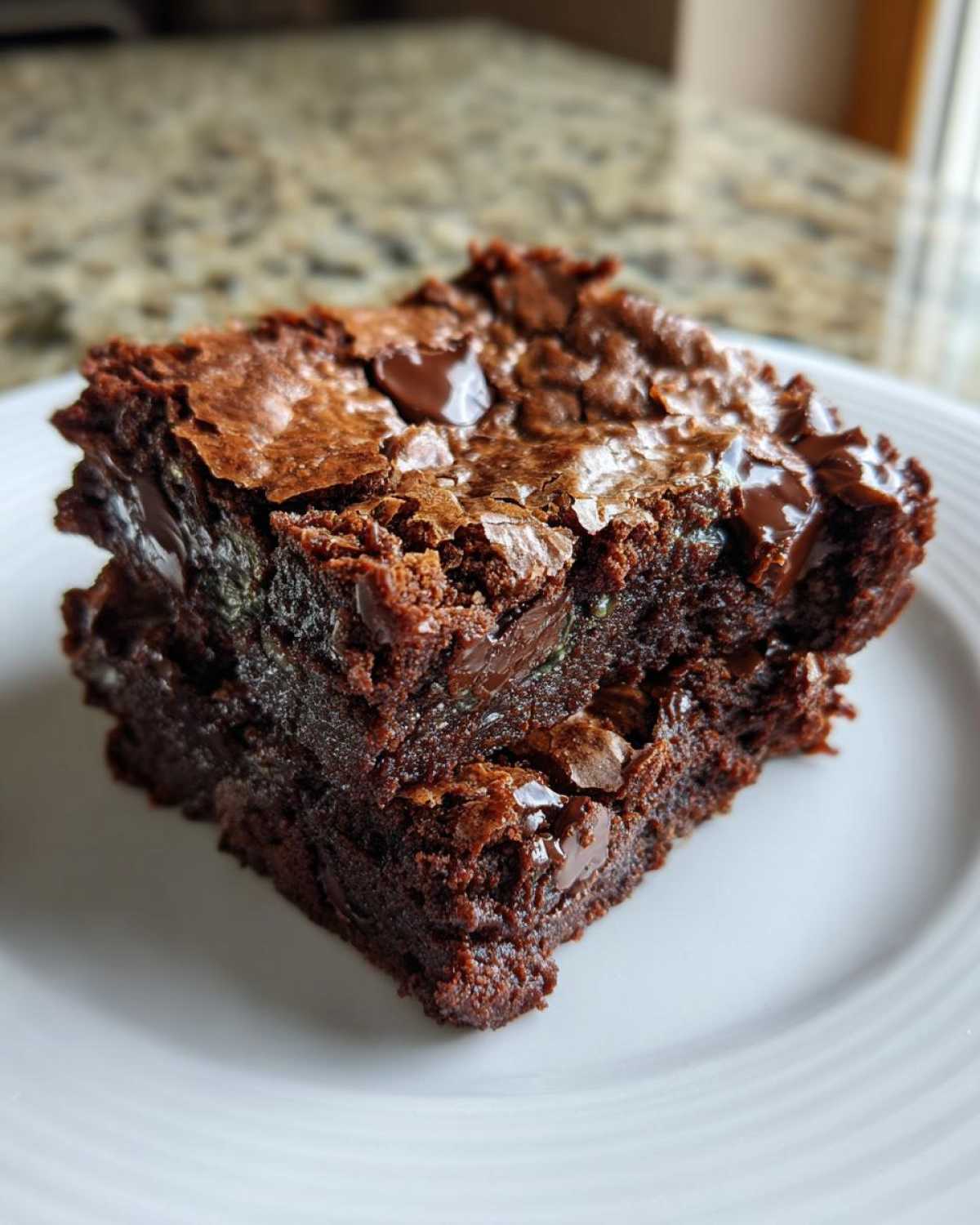 Mint Chocolate Chip Brownies - detail 4