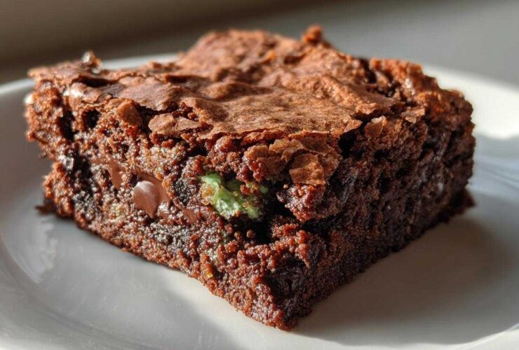 Mint Chocolate Chip Brownies