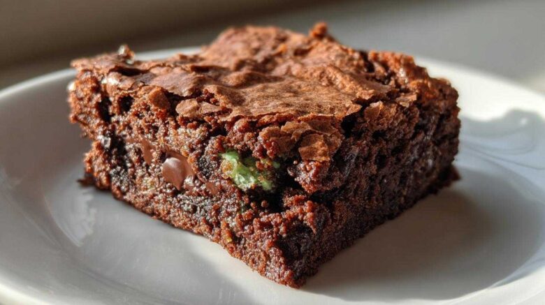 Mint Chocolate Chip Brownies