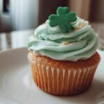 Mint Shamrock Cupcakes