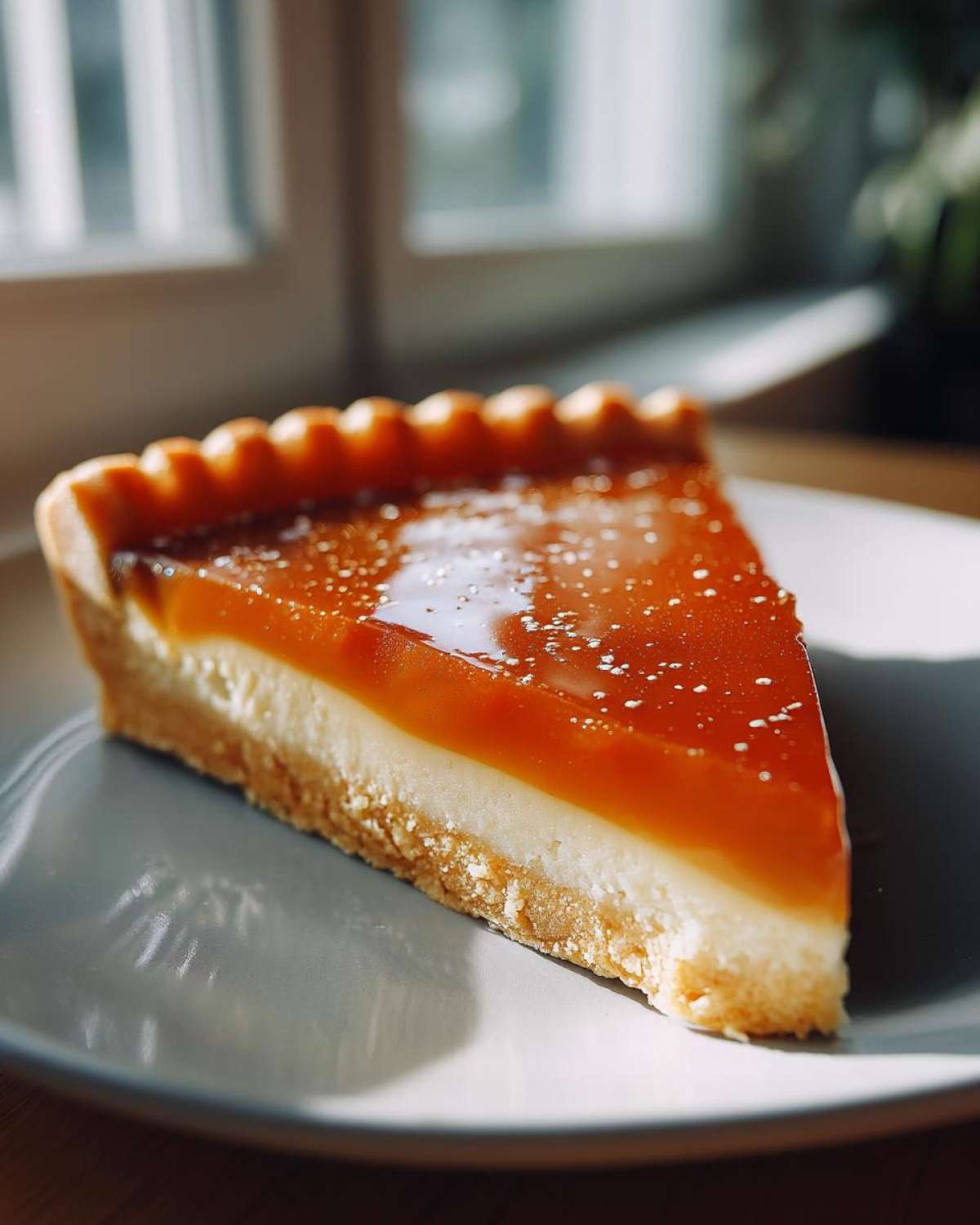 Miso Caramel White Chocolate Tart - detail 1
