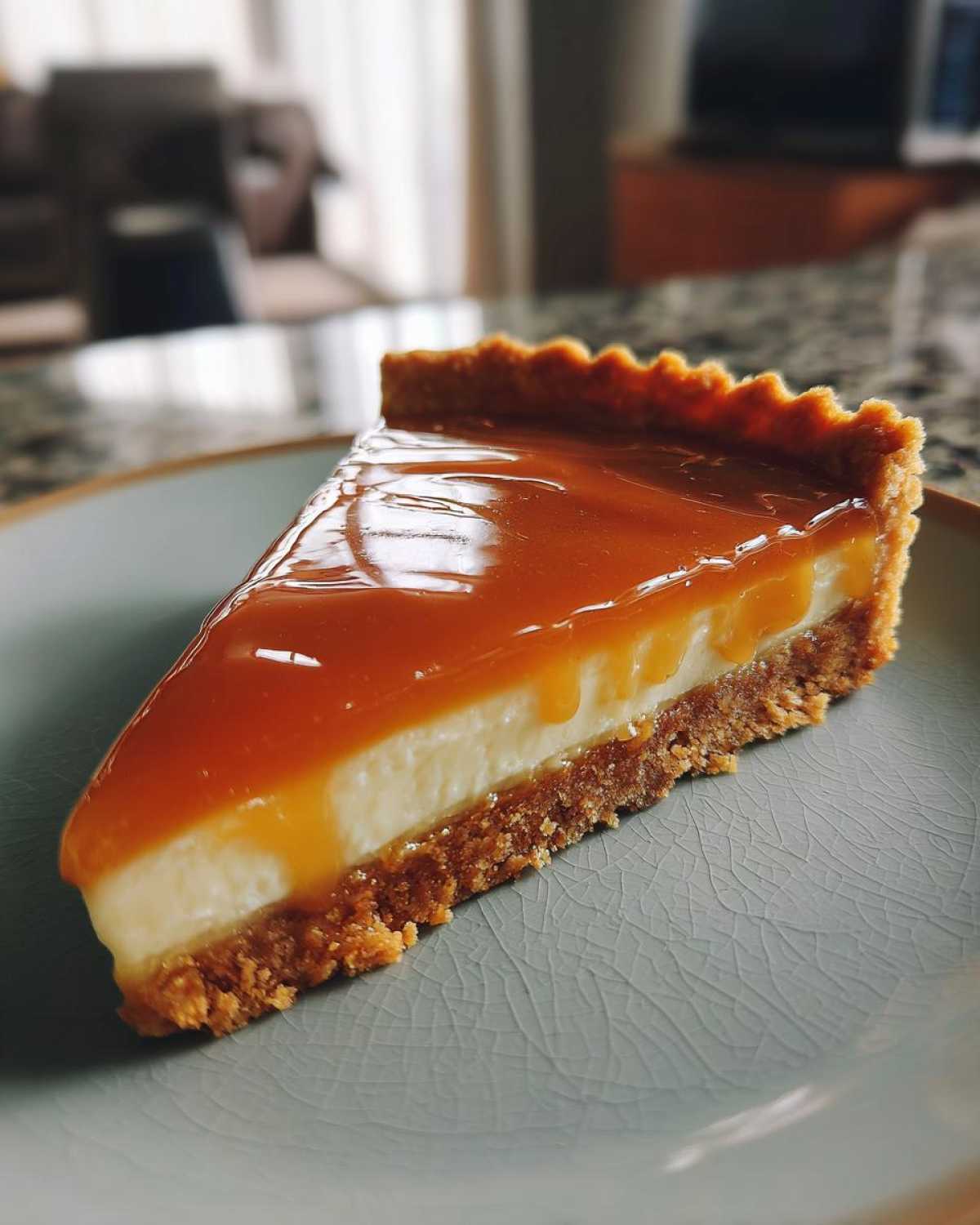 Miso Caramel White Chocolate Tart - detail 3